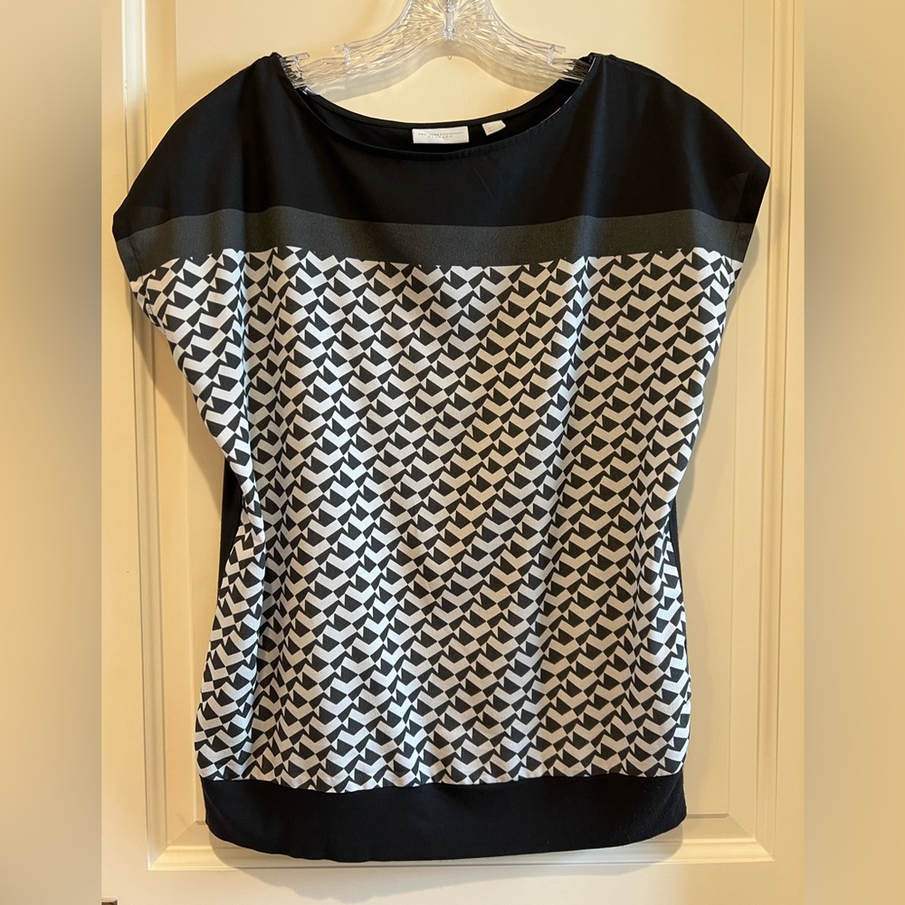 New York & Company Banded Blouse